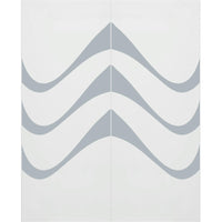 Double Glass Sliding Door - Temple 8mm Obscure Glass - Clear Printed Design - Planeo 60 Pro Kit