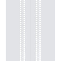Double Glass Sliding Door - Winton 8mm Clear Glass - Obscure Printed Design - Planeo 60 Pro Kit