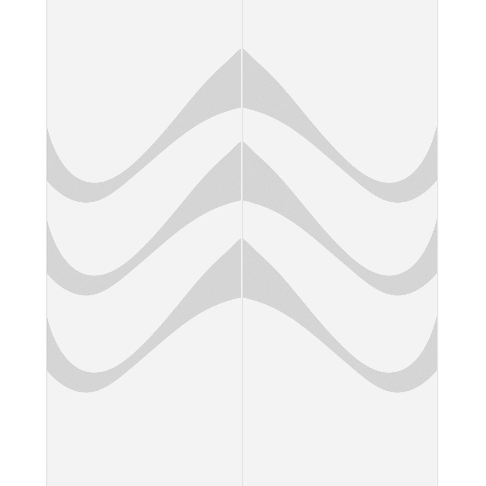 Double Glass Sliding Door - Temple 8mm Obscure Glass - Obscure Printed Design - Planeo 60 Pro Kit
