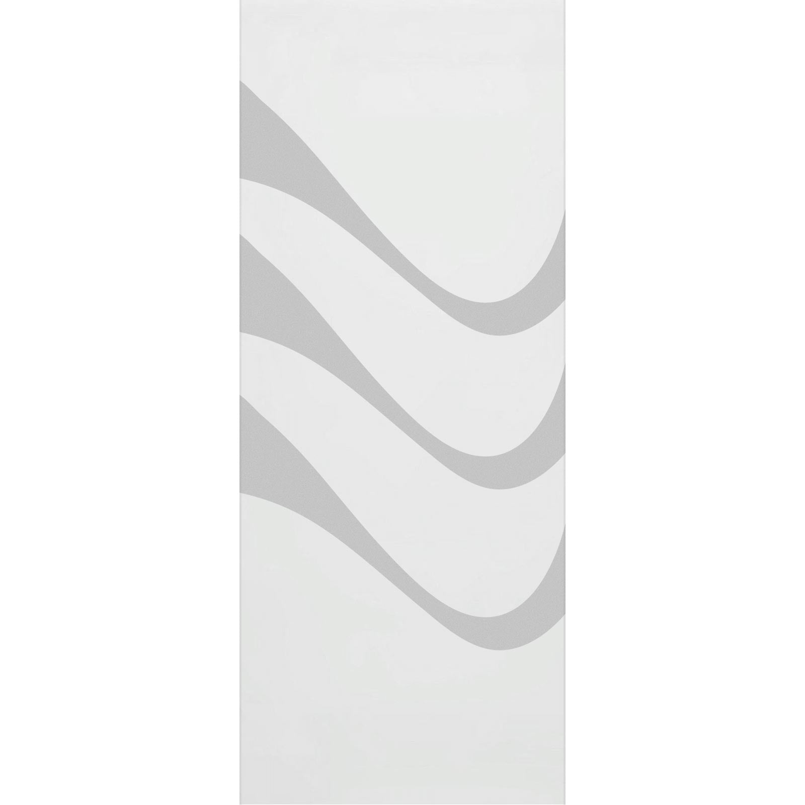 Single Glass Sliding Door - Temple 8mm Obscure Glass - Obscure Printed Design - Planeo 60 Pro Kit