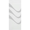 Temple 8mm Obscure Glass - Obscure Printed Design - Griffwerk R8 Style Sliding Glass Door Kit