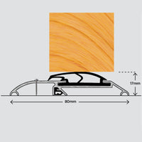 Exitex Threshex Draught Excluder - For Wheelchair Access - 3 Sizes and 2 Finishes
