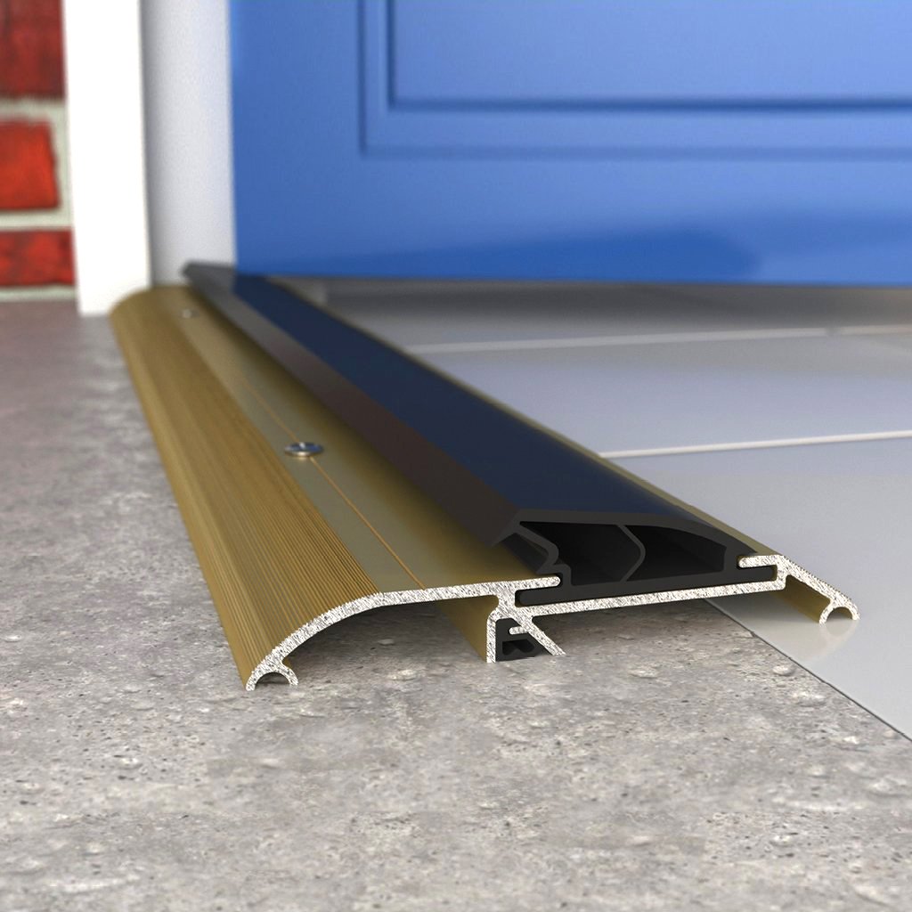 Exitex Threshex Draught Excluder - For Wheelchair Access - 3 Sizes and 2 Finishes