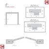 Double Fire Door Frame Kit in Oak Veneer or White Primed MDF - Suits Double Fire Doors