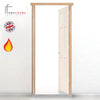 Thruframe Single Fire Door Frame Kit in Oak Veneer - Suits Fire Doors