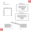 Made to Size Single Interior White Primed MDF Frame and Modern Architrave Set - For 30 Minute Fire Doors