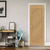 Bespoke Torino Oak Internal Door - Prefinished