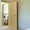 Interior flush oak door from JB Kind Joinery