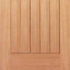 mexicano white oak 6 light door bevelled clear safety glass 