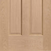 Bespoke Thruslide Victorian Oak 4 Panel - 3 Sliding Doors and Frame Kit