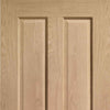 Bespoke Thruslide Victorian Oak 4 Panel - 2 Sliding Doors and Frame Kit