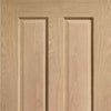 Bespoke Thruslide Victorian Oak 4 Panel - 3 Sliding Doors and Frame Kit