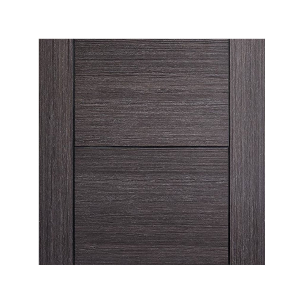 Bespoke Vancouver Ash Grey Door Pair - Prefinished