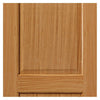 Oak Trent 2 Panel Double Evokit Pocket Door Detail - Prefinished