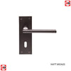 Trentino Lever on Backplate Lock 57mm - 6 Finishes