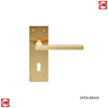 Trentino Lever on Backplate Lock 57mm - 6 Finishes