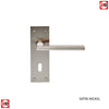 Trentino Lever on Backplate Lock 57mm - 6 Finishes