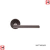 Trentino Lever on Round  Rose - 3 Finishes