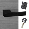 Tupai Rapido RetaLine Panela Designer Fire Lever on Long Rose - Pearl Black Handle Pack