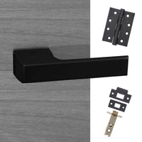 Tupai Rapido RetaLine Panela Designer Fire Lever on Long Rose - Pearl Black Handle Pack