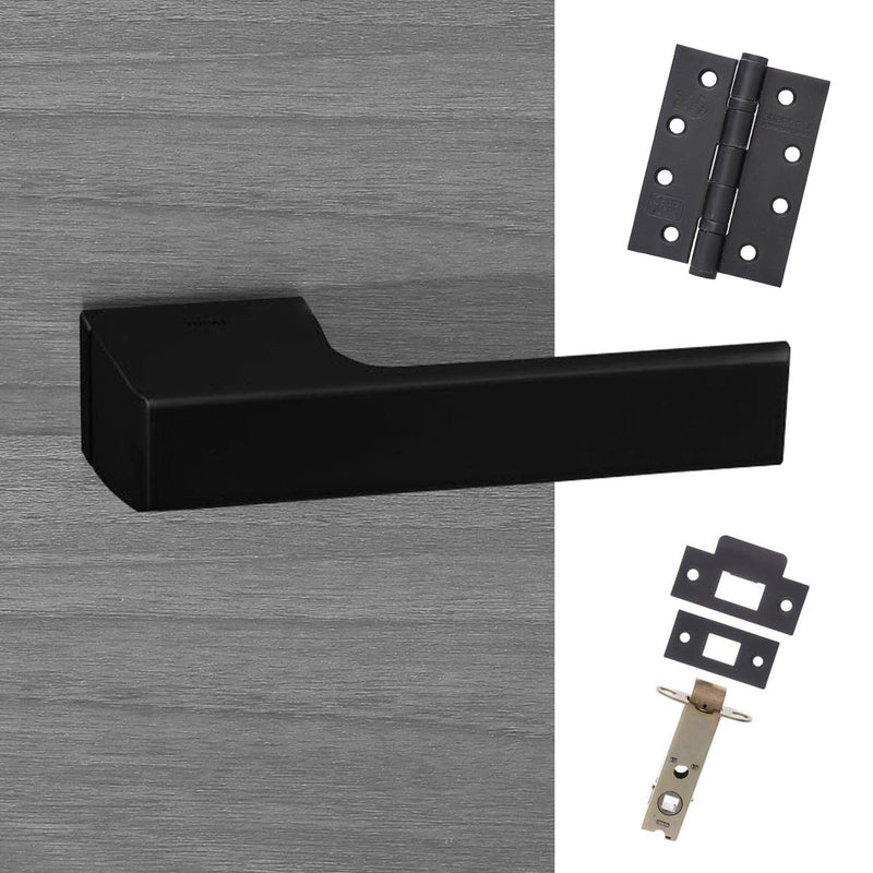 Tupai Rapido RetaLine Panela Designer Fire Lever on Long Rose - Pearl Black Handle Pack