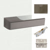 Tupai Rapido RetaLine Panela Designer Bathroom Lever on Long Rose - Titanium Handle Pack