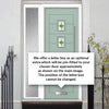 Aruba 3 Urban Style Composite Front Door Set with Single Side Screen - Laptev Green Glass - Shown in Chartwell Green