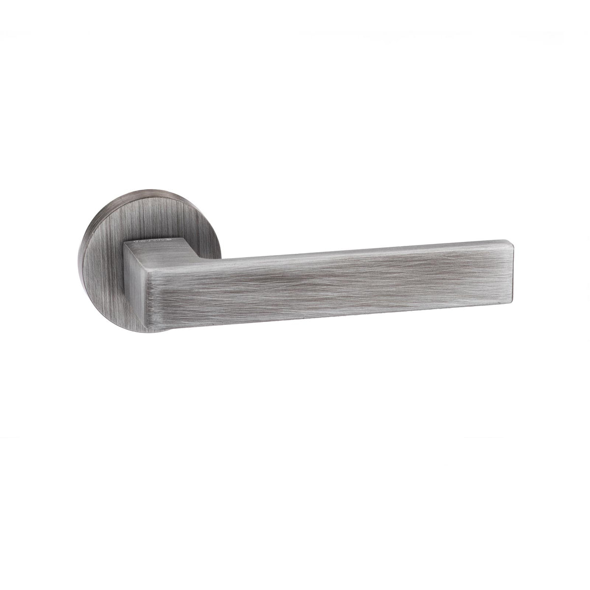 Forme Asti Designer Lever on Minimal Round Rose - Urban Graphite