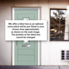 Tortola 1 Urban Style Composite Front Door Set with Murano Green Glass - Shown in Chartwell Green