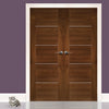 Bespoke Valencia Prefinished Walnut Internal Door Pair