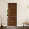 Valencia Walnut Absolute Evokit Single Pocket Door - Prefinished