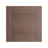 Vancouver Chocolate Grey Staffetta Quad Telescopic Pocket Doors - Prefinished