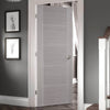 Fire Door, Light Grey Vancouver - 1/2 Hour Fire Rated - Prefinished