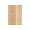 Vancouver Flush Oak Bifold Door - Prefinished