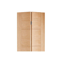 Vancouver Flush Oak Bifold Door - Prefinished
