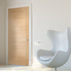 Bespoke Vancouver Oak 5P Style Flush Door - Prefinished