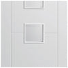 Vancouver Flush Door - Frosted Glass - White Primed