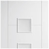 Vancouver Flush Door - Frosted Glass - White Primed