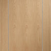 Bespoke oak flush modern door