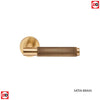 Varese Knurled Lever on Round Rose - 6 Finishes