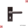 Varese Lever on Backplate Lock 57mm - 6 Finishes