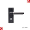 Varese Lever on Backplate Lock 57mm - 6 Finishes