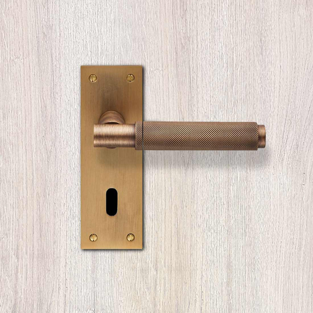 Varese Lever on Backplate Lock 57mm - 6 Finishes