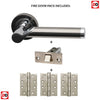 Polaris Door Handle Pack - Polished Chrome - Satin Chrome