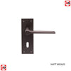 Velino Lever on Backplate Lock 57mm - 6 Finishes