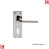 Velino Lever on Backplate Lock 57mm - 6 Finishes