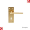 Velino Lever on Backplate Lock 57mm - 6 Finishes