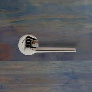 Image: Velino Lever on Round Rose - 6 Finishes