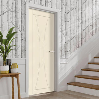 Image: Designer painted interior door available in five colour options