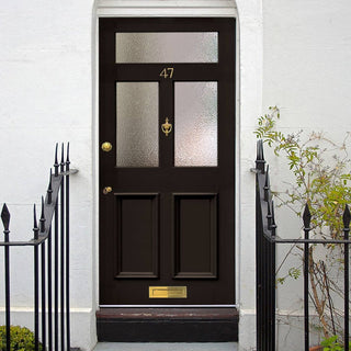 Image: Exterior Nightingale Victorian Nightingale Made to Measure Door - Fit Your Own Glass - 3 Pane
